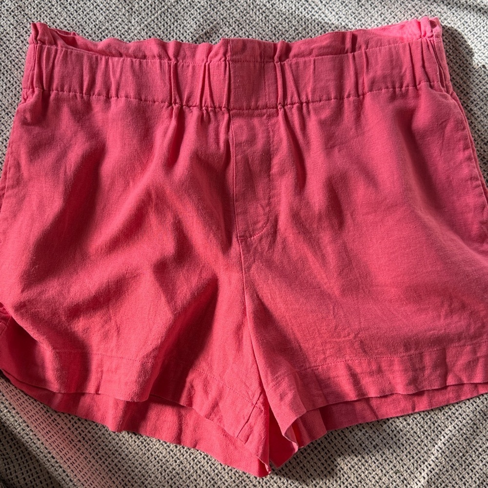 🎯50% OFF! a new day linen blend pull on shorts